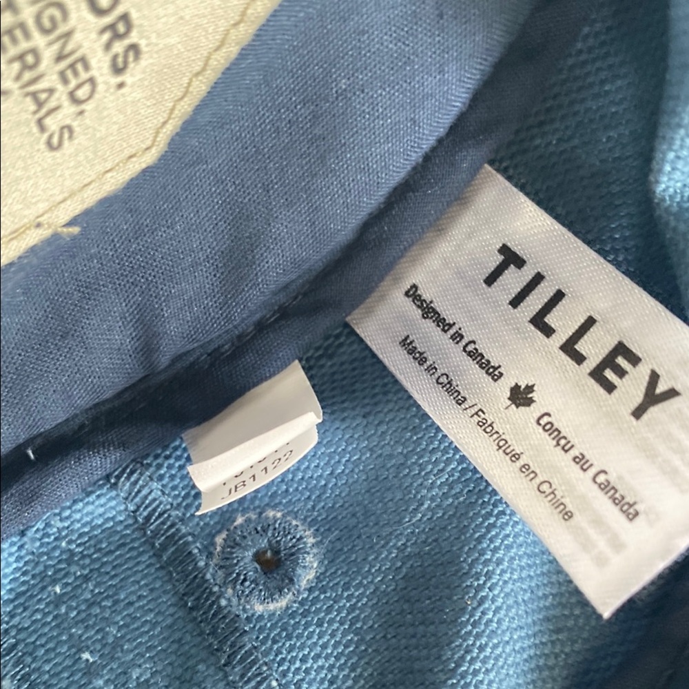 Tilley Blue Outdoor Hat - Kids Size Medium - Picture 3 of 5